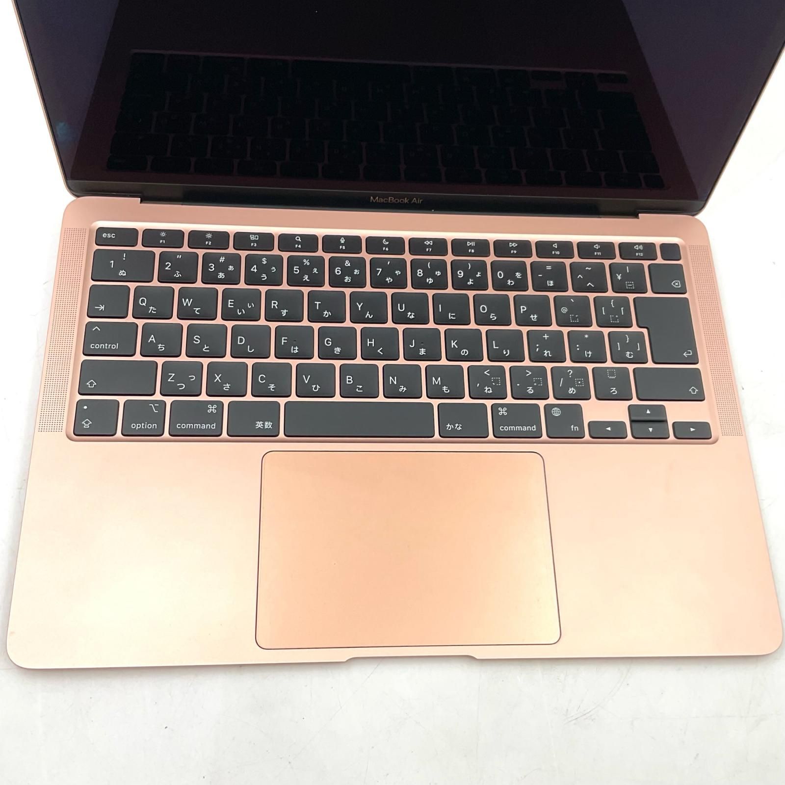 美品 MacBook Air 2020 M1 ゴールド 8GB 256GB - メルカリ
