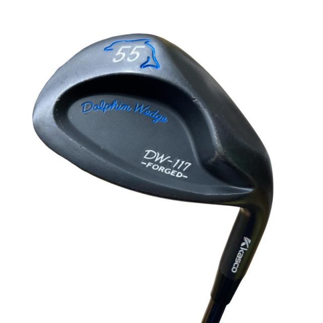 【中古】 キャスコ Dolphin wedge DW-117 FORGED 55° ウェッジ WG KBS Hi-REV 2.0 (フレックスS) メンズ 男性用 右利き 右用 Cランク ゴルフクラブ