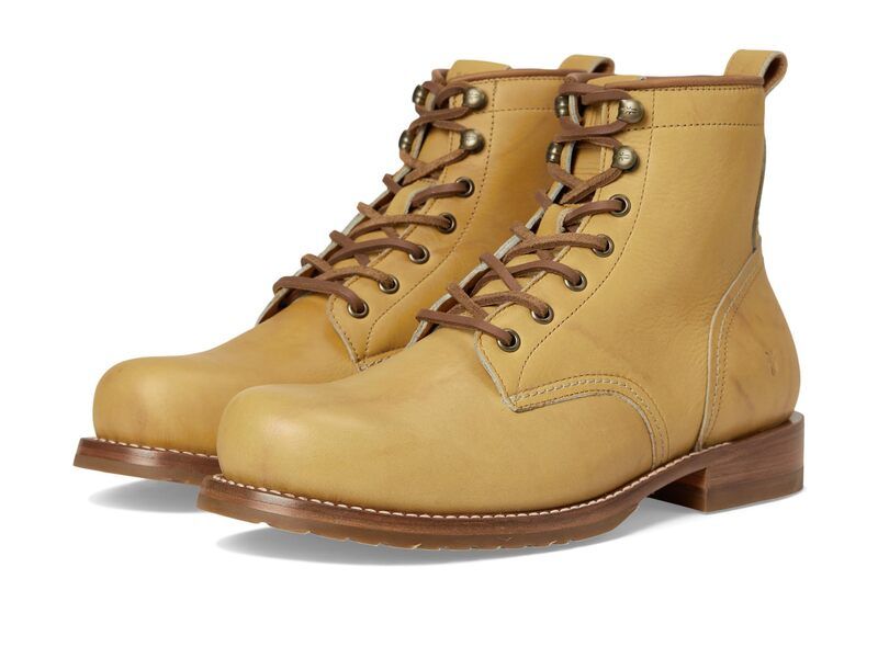 フライ メンズ シューズ ブーツ・レインブーツ Frye Hudson Workboot Plain Toe Banana