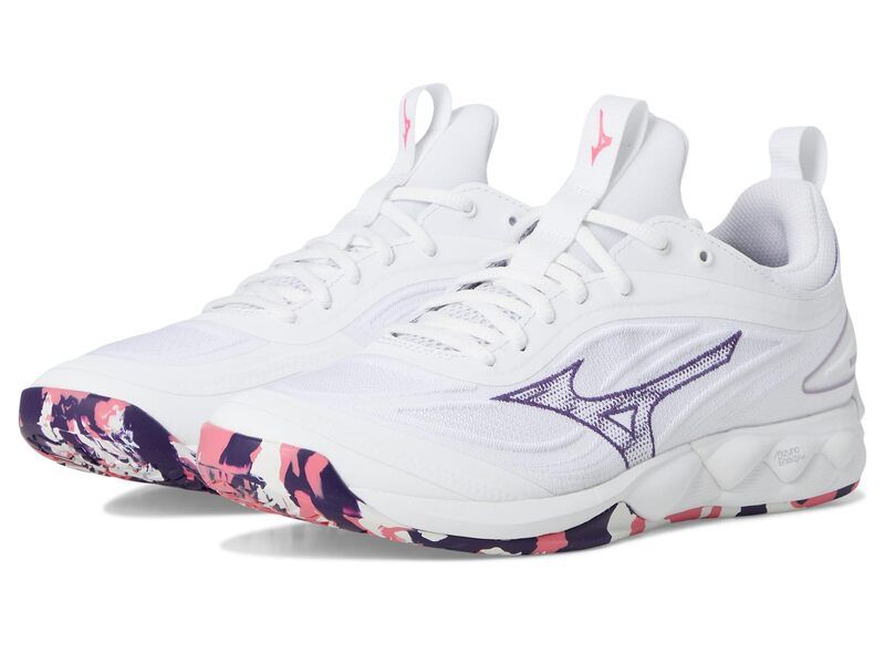 ミズノ レディース シューズ スニーカー Mizuno Wave Luminous 3 Violet Quartz バイオレット