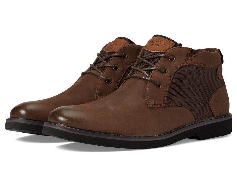 ノンブッシュ メンズ シューズ ブーツ・レインブーツ Nunn Bush Denali Plain Toe Chukka Brown Crazy Hor ブラウン