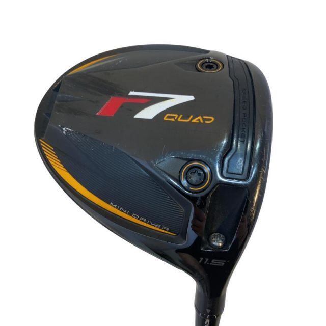 【中古】 テーラーメイド r7quad MINI DRIVER 11.5° ドライバー DR r7QMD Diamana SILVER TM55 (フレックスS) メンズ 男性用 右利き 右用 Cランク ゴルフクラブ