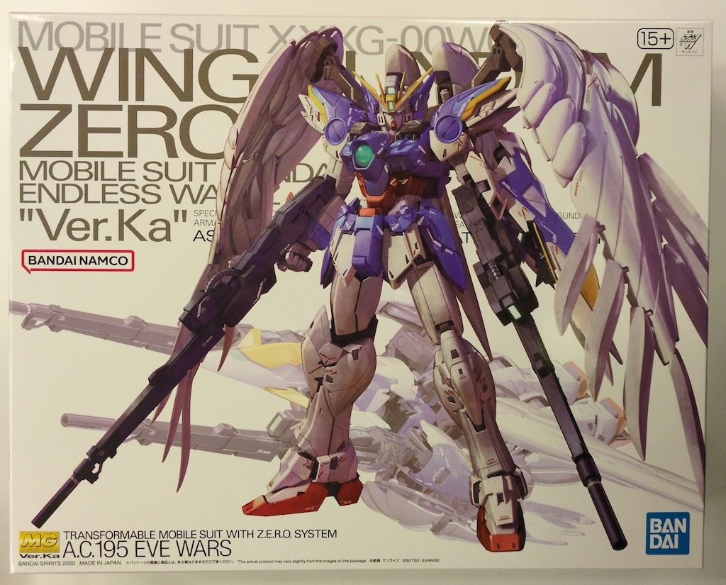 BANDAISPIRITS MG 1/100 バンダイナムコ版 ウイングガンダムゼロEW Ver.Ka/15+表記