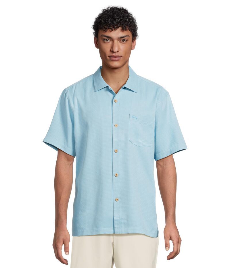 トッミーバハマ メンズ トップス シャツ Tommy Bahama Coastal Breeze Check Air Blue ブルー