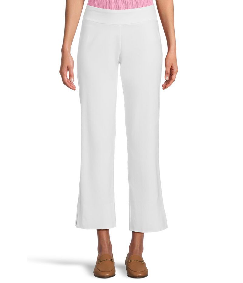 クレイジーラリー レディース ボトムス カジュアルパンツ アンクル Krazy Larry PullOn Wide Ankle White ホワイト