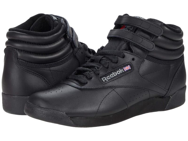 リーボック レディース シューズ スニーカー Reebok Lifestyle Freestyle Hi High Top Black ブラック