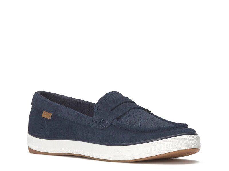 ケッズ レディース シューズ スリッポン・ローファー Keds Center III Loafer Navy ネイビー