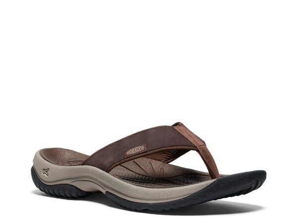 キーン メンズ シューズ サンダル Keen Kona Flip Flop Mens Dark Brown ブラウン