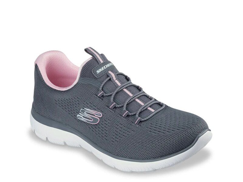 スケッチャーズ レディース シューズ スニーカー Skechers Summits Radiant Flow Sneaker Charcoal チャコール