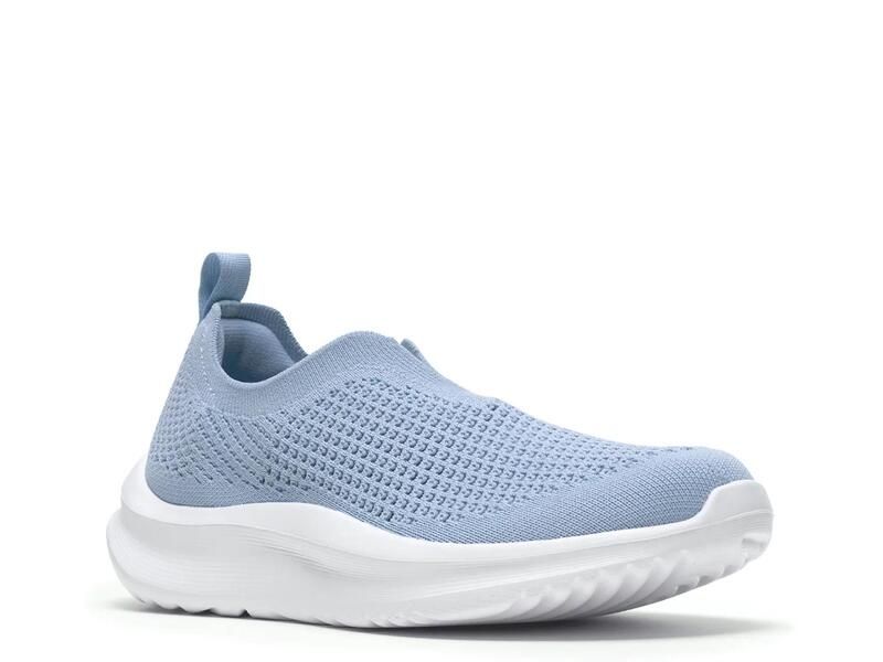 クラークス レディース シューズ スリッポン・ローファー スニーカー ニット Clarksolevana Knit SlipOn Sneaker Light Blue ブルー