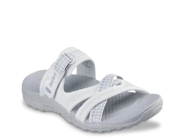 スケッチャーズ レディース シューズ サンダル Skechers Reggae ColorFull Sandal White ホワイト