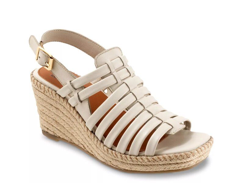 ソフトウォーク レディース シューズ サンダル Softwalk Havana Wedge Sandal Off White オフホワイト