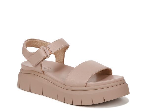 ソウルニュトライザー レディース シューズ サンダル SOUL Naturalizer Poppi Wedge Sandal Fuchsia フューシャ