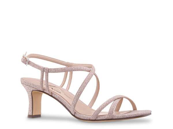 ニナ レディース シューズ サンダル Nina Berkely Sandal Tan Glitter タン