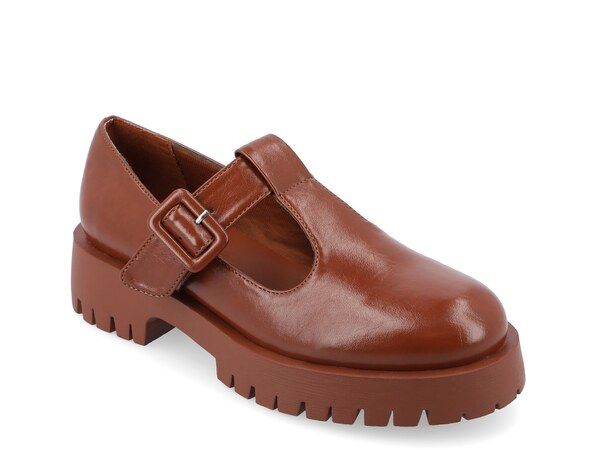 ジュルネ コレクション レディース シューズ スリッポン・ローファー プラットフォーム ローファー Journee Collection Suvi Mary Jane Platform Loafer