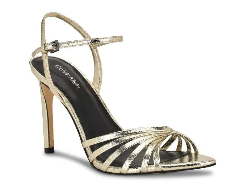 カルバンクライン レディース シューズ サンダル Calvin Klein Daniella Sandal Gold Metallic ゴールド
