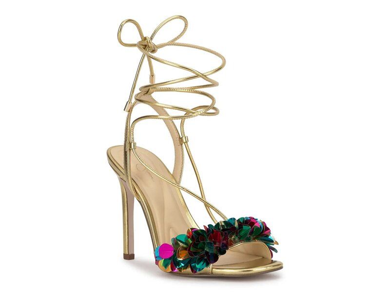 ジェシカシンプソン レディース シューズ サンダル Jessica Simpson Oveny Sandal Gold Metallic ゴールド