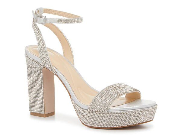 ジェシカシンプソン レディース シューズ サンダル プラットフォーム Jessica Simpson Aitina Platform Sandal Silver Metallic シルバー