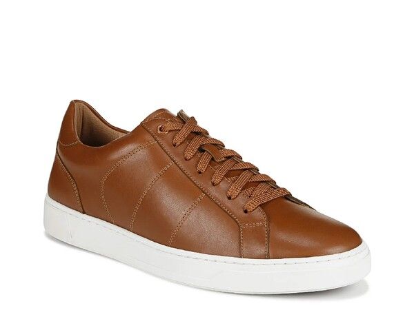バイオニック メンズ シューズ スニーカー Vionic Lucas Sneaker Mens Tan Leather タン