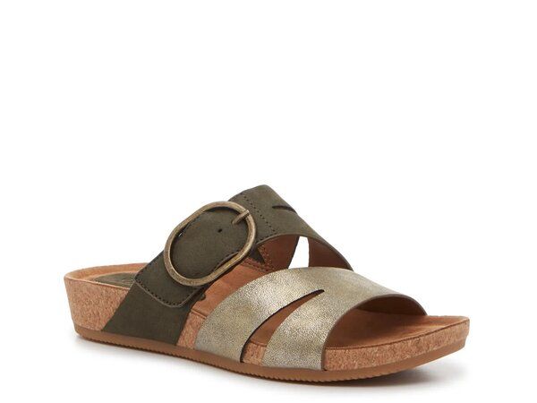 ユーロソフト レディース シューズ サンダル Eurosoft Gia Wedge Sandal Light Green グリーン