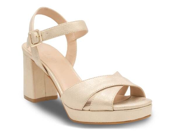 パラドックスロンドン レディース シューズ サンダル プラットフォーム Paradox London Landon Platform Sandal Champagne シャンパン