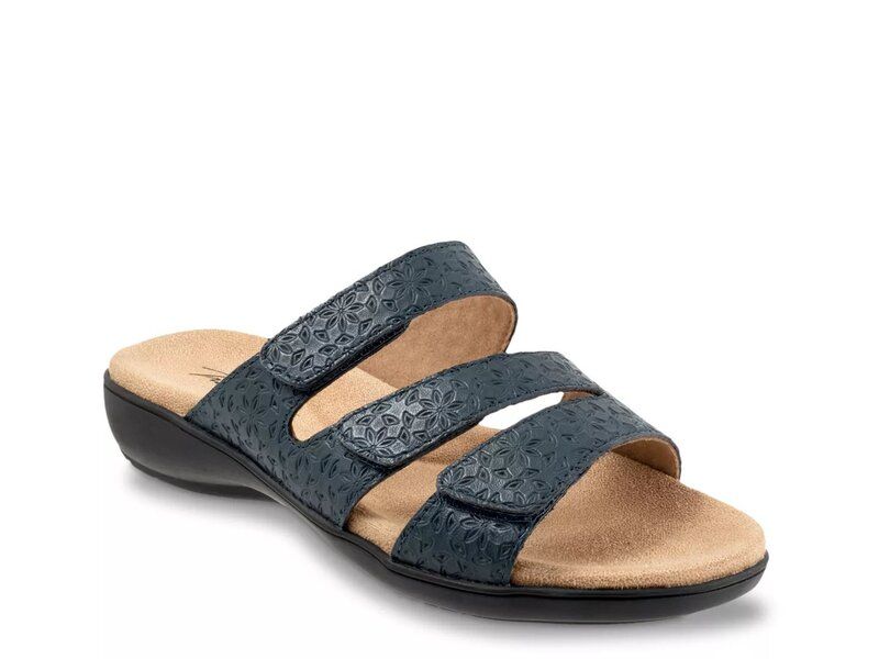 トロッターズ レディース シューズ サンダル Trotters Rose Tool Sandal Navy ネイビー
