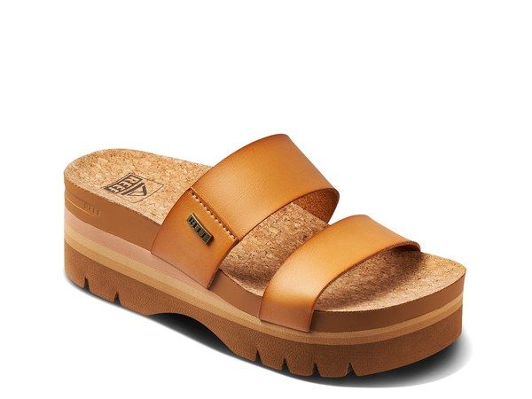 リーフ レディース シューズ サンダル プラットフォーム Reef Cushion Vista Higher Platform Sandal Natural Beige ベージュ