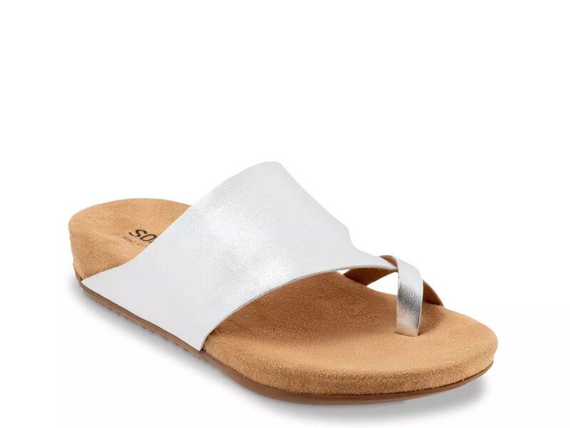 ソフトウォーク レディース シューズ サンダル Softwalk Blaine Sandal Silver Metallic シルバー