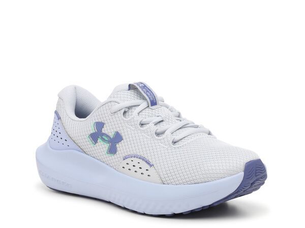 アンダーアーマー レディース シューズ スニーカー Under Armour Charged Surge 4 Running Shoe Womens GreyPurple グレー