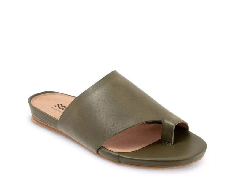 ソフトウォーク レディース シューズ サンダル Softwalk Corsica Sandal Dark Olive Green グリーン