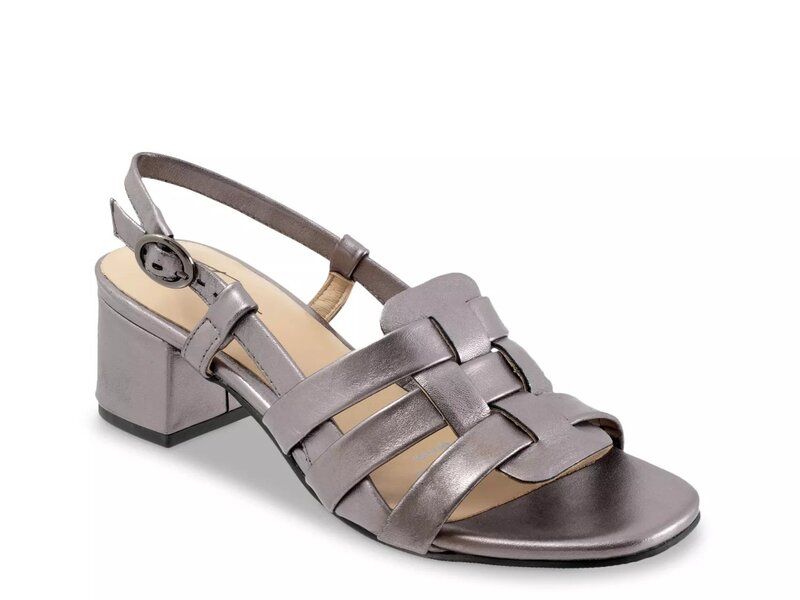 トロッターズ レディース シューズ サンダル Trotters Luna Sandal Pewter Metallic ピューター