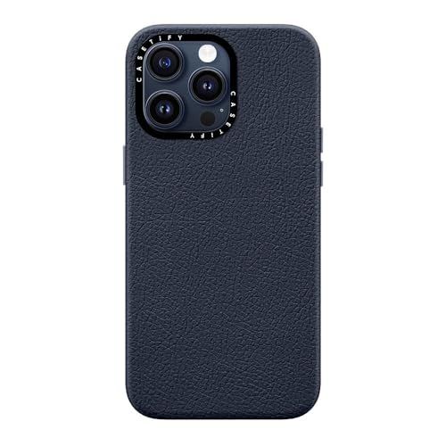 CASETiFY ペブル iPhone 15 Pro Max ケース [1.5mからの落下試験をクリア / MagSafe に対応] - ネイビーブルーma 1f6fbb00
