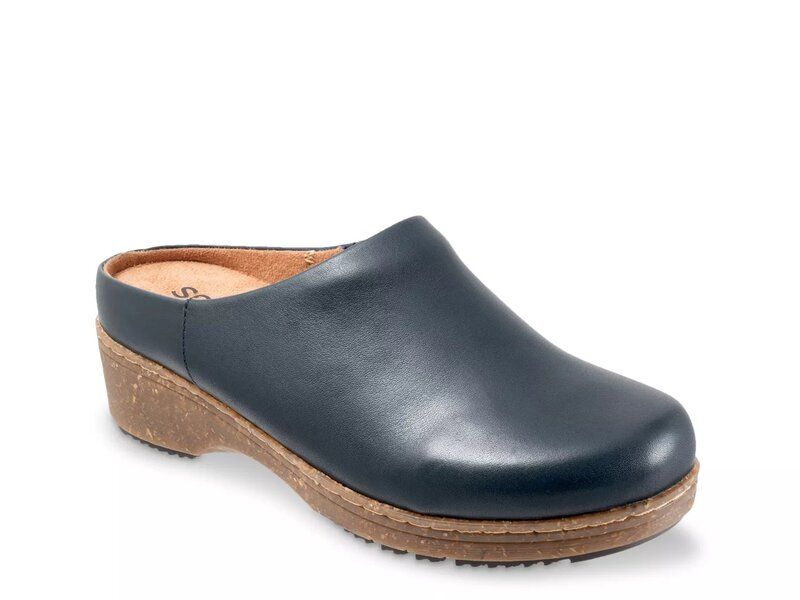 ソフトウォーク レディース シューズ サンダル Softwalk Arvada Clog Navy ネイビー