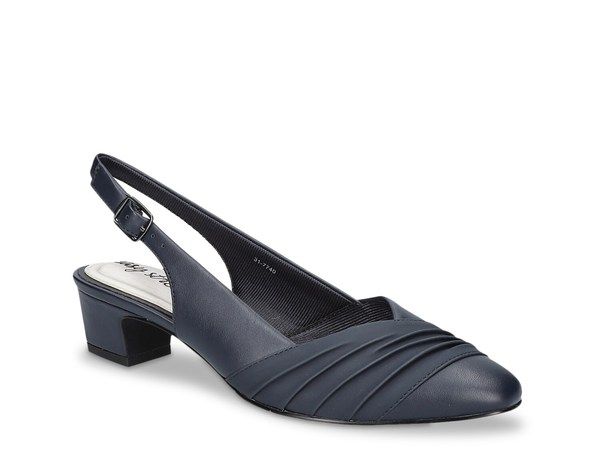 イージーストリート レディース シューズ パンプス Easy Street Bates Pump Navy ネイビー