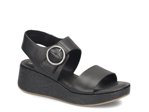 ソフト レディース シューズ サンダル Sofft Faedra Wedge Sandal Black ブラック