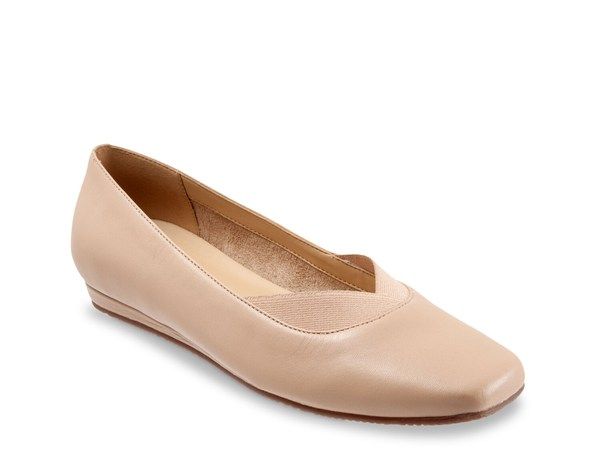 ソフトウォーク レディース シューズ パンプス Softwalk Vianna Ballet Flat Beige ベージュ