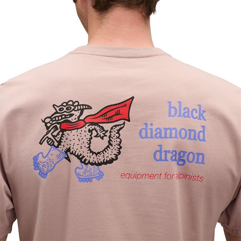 ブラックダイヤモンド メンズ トップス Tシャツ 半袖 Black Diamondragon ShortSleeve TShirt Mens Pale Mauve