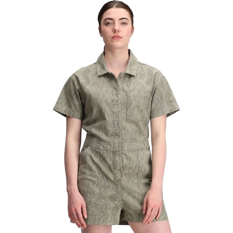 トポ・デザイン レディース ボトムス スカート ロンパース Topo Designs Dirt Romper Womens Dried Sage Riverbed セージ