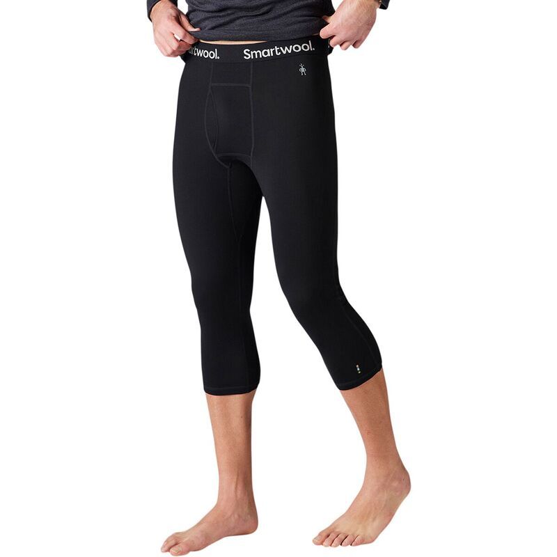 スマートウール メンズ ボトムス カジュアルパンツ Smartwool Classic AllSeason Merino Base Layer 34 Bottom Mens Black ブラック
