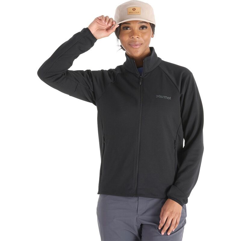 マーモット レディース アウター ジャケット・ブルゾン フリース ジャケット Marmot Leconte Fleece Jacket Womens Black ブラック