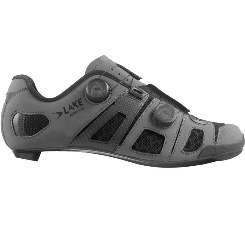 レイク メンズ シューズ スニーカー Lake CX242 Cycling Shoe Mens Matte GreyBlack ブラック