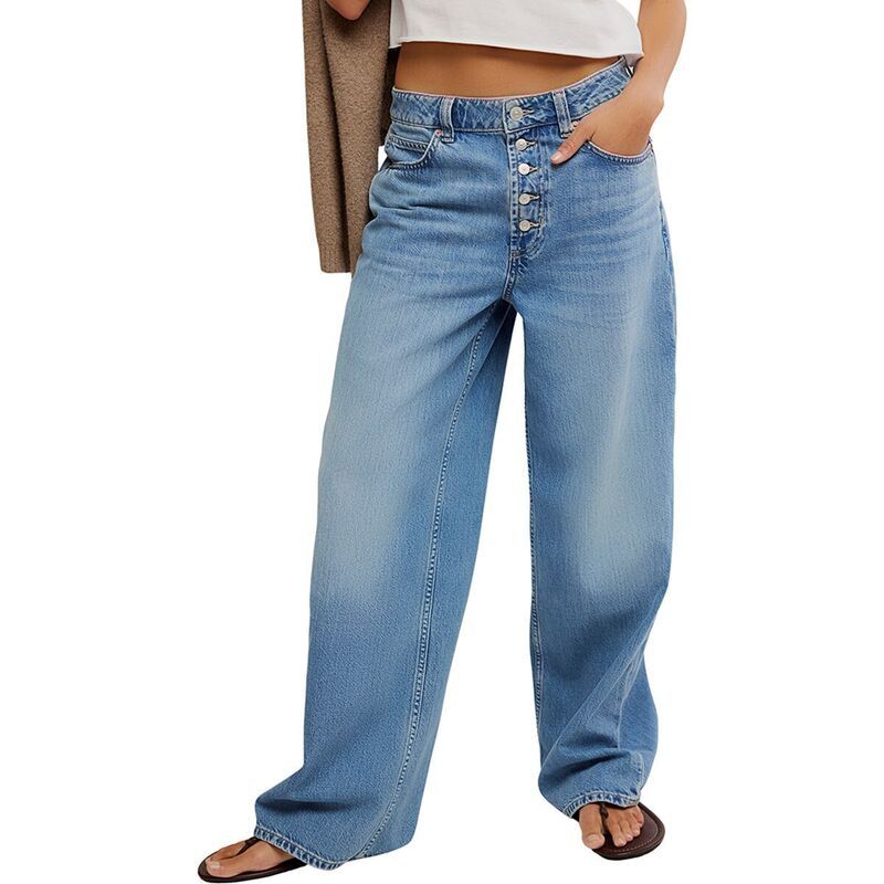 フリーピープル レディース ボトムス カジュアルパンツ Free People Nia Boy Friend Jean Womens Friday