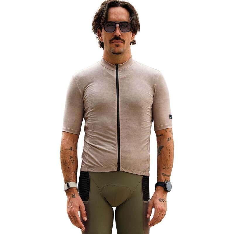 ジョルダーノ メンズ トップス Tシャツ ウール 半袖 ジャージー Giordana Wool ShortSleeve Jersey Mens Moonrock