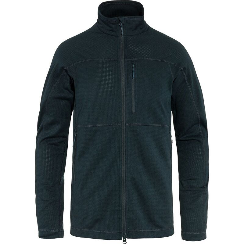 フェールラーベン メンズ アウター ジャケット・ブルゾン フリース ジャケット Fjallraven Abisko Lite Fleece Jacket Mens Dark Navy ネイビー