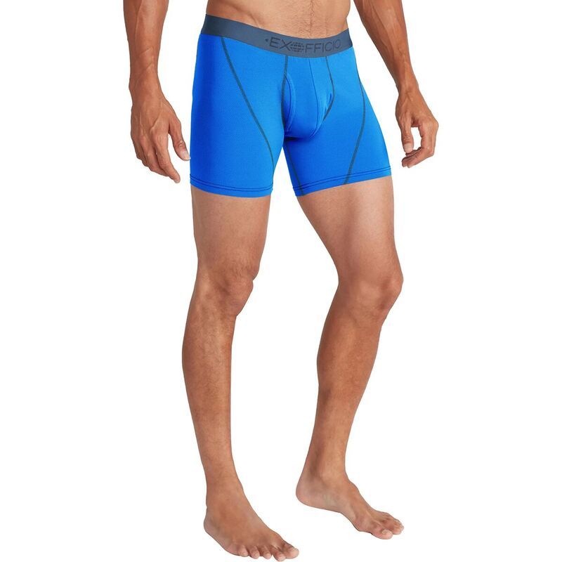 エクスオフィシオ メンズ アンダーウェア ボクサーパンツ ExOfficio GiveNGo Sport 20 6in Boxer Brief Mens LagoonSteel Blue ブルー