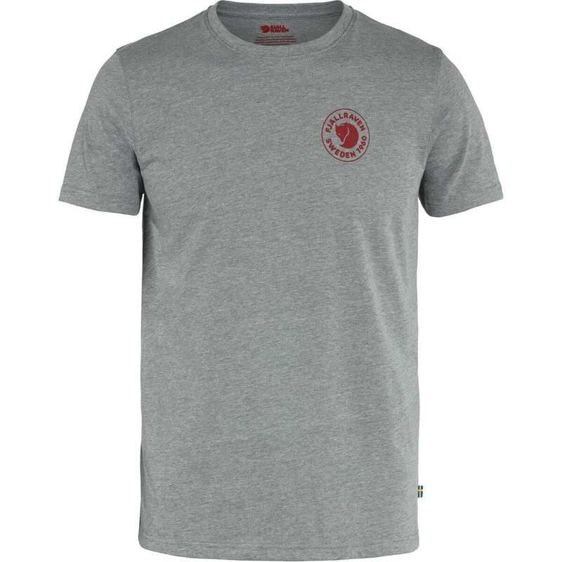 フェールラーベン メンズ トップス Tシャツ ロゴ Fjallraven 1960 Logo TShirt Mens Grey Melange グレー