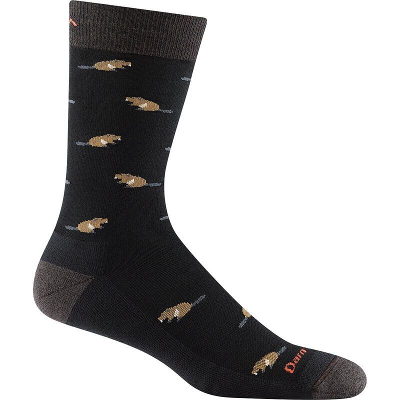 ダーンタフ メンズ アンダーウェア 靴下 Darn Tough Sawtooth Crew Lightweight Cushion Sock Mens Black ブラック