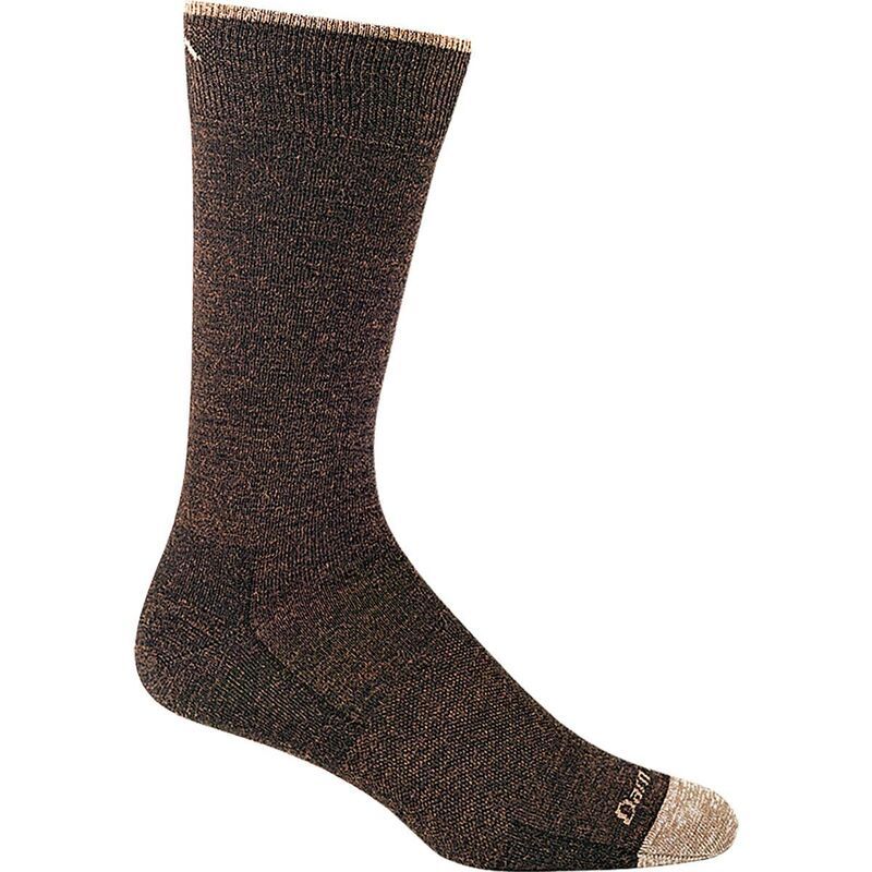ダーンタフ メンズ アンダーウェア 靴下 Darn Tough Solid Crew Lightweight Sock Chestnut