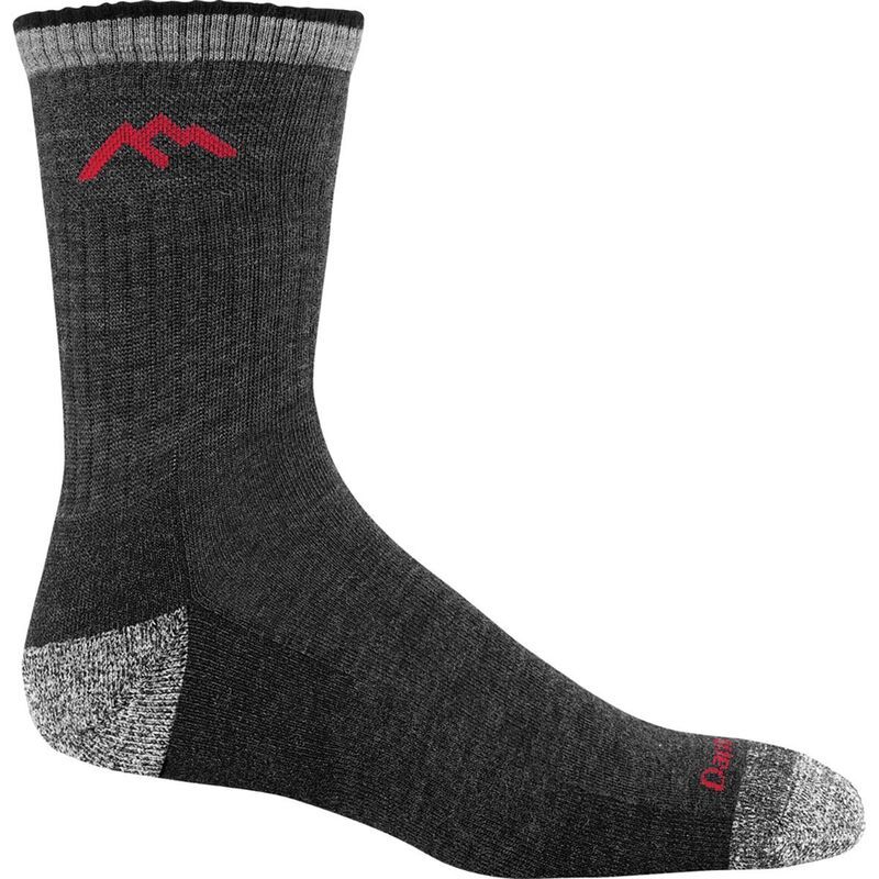 ダーンタフ メンズ アンダーウェア 靴下 Darn Toughiker Micro Crew Cushion Sock Black ブラック