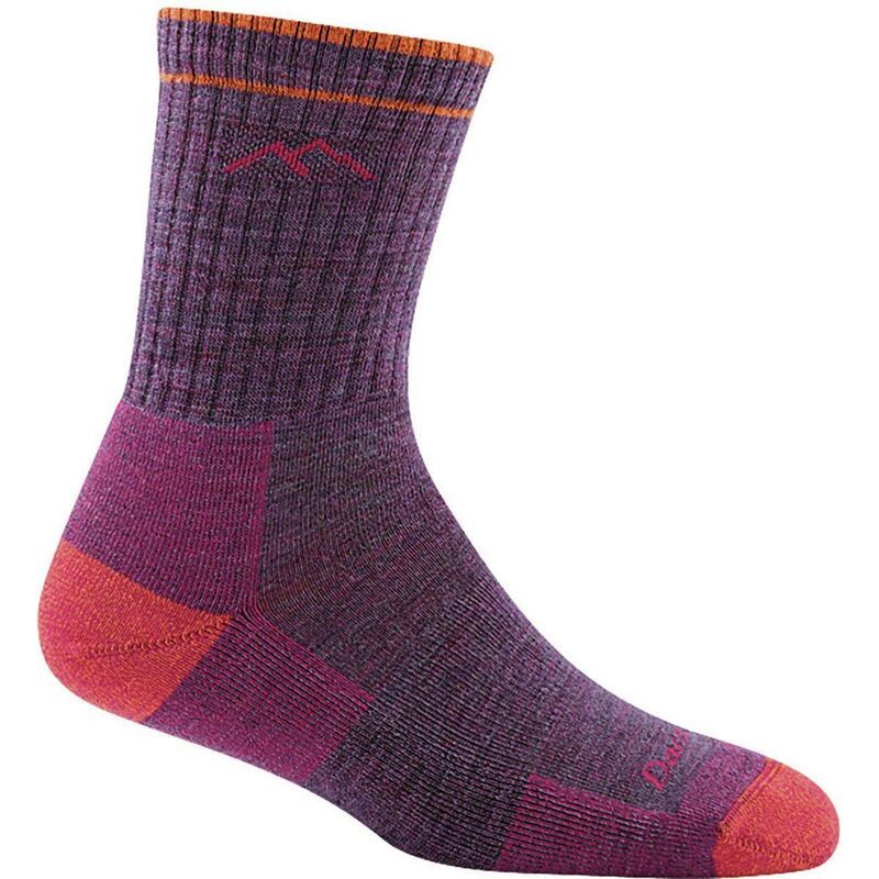 ダーンタフ レディース アンダーウェア 靴下 Darn Toughiker Micro Crew Cushion Sock Womens Plum Heather ヘザー